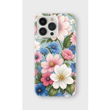 Karsu Design iPhone 15 Pro Max Uyumlu Baskılı Şeffaf Telefon Kılıfı | Koleksiyon: Pastel Flower Patterns