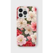 Karsu Design iPhone 15 Pro Uyumlu Baskılı Şeffaf Telefon Kılıfı | Koleksiyon: Pastel Flower Patterns