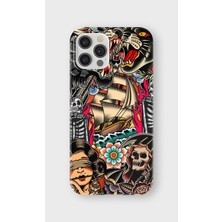 Karsu Design iPhone 12 Pro Max Uyumlu Baskılı Şeffaf Telefon Kılıfı | Koleksiyon: Drip Art