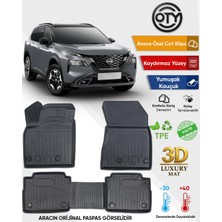 Oty Nissan X+Trail Benzinli 2022+ 3D Havuzlu Paspas