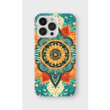 Karsu Design iPhone 15 Pro Max Uyumlu Baskılı Şeffaf Telefon Kılıfı | Koleksiyon: Mandala Art