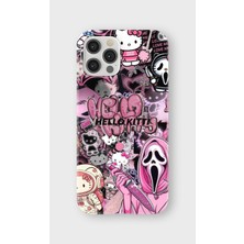 Karsu Design iPhone 12 Pro Uyumlu Baskılı Şeffaf Telefon Kılıfı | Koleksiyon: Y2K Girl Aesthetic