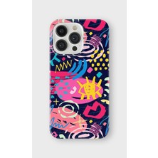 Karsu Design iPhone 14 Pro Uyumlu Baskılı Şeffaf Telefon Kılıfı | Koleksiyon: Psychedelic Art