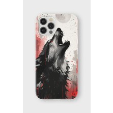 Karsu Design iPhone 12 Pro Max Uyumlu Baskılı Şeffaf Telefon Kılıfı | Koleksiyon: Grey Wolf Turkish Symbol