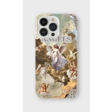 Karsu Design iPhone 14 Pro Uyumlu Baskılı Şeffaf Telefon Kılıfı | Koleksiyon: Angel And Spiritual
