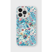 Karsu Design iPhone 16 Pro Uyumlu Baskılı Şeffaf Telefon Kılıfı | Koleksiyon: Boho Floral