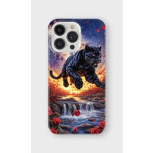 Karsu Design iPhone 13 Pro Max Uyumlu Baskılı Şeffaf Telefon Kılıfı | Koleksiyon: Minimal Black Panther