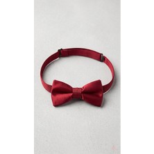 HaanBebe Ayarlanabilir Saten Papyon - Özel Gün ve Davet Için Klasik Aksesuar (Siyah /kırmızı Renk Seçenekli)