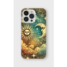Karsu Design iPhone 16 Pro Max Uyumlu Baskılı Şeffaf Telefon Kılıfı | Koleksiyon: Moon Phases