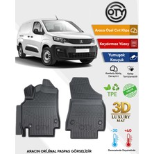 Oty Peugeot Partner Panelvan  2008+2018 3D Havuzlu Paspas
