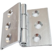 Nobel Alüminyum Katlanır Menteşe 2,5x2,7x4 cm 5 Adet Dayanıklı Hafif Katlanır Menteşe Seti