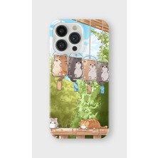 Karsu Design iPhone 16 Pro Uyumlu Baskılı Şeffaf Telefon Kılıfı | Koleksiyon: Anime Animal Characters