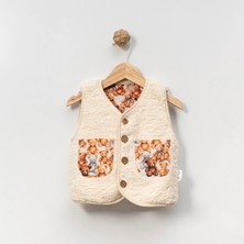 Lucky Baby Kids Unisex Ayıcık Detaylı Peluş Yelek