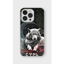 Karsu Design iPhone 15 Pro Uyumlu Baskılı Şeffaf Telefon Kılıfı | Koleksiyon: Göktürk Inscriptions