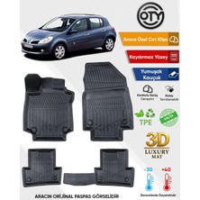 Oty Renault  Clio 3 2005+2012 3D Havuzlu Paspas