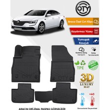 Oty Renault  Talisman 2015+ 3D Havuzlu Paspas
