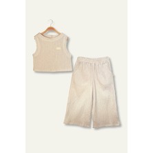 Lucky Baby Kids Kız Çocuk Çizgili Bluz Pantolon Takımı