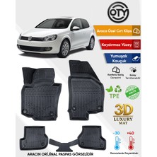 Oty Volkswagen Golf 6 2008+2012 3D Havuzlu Paspas