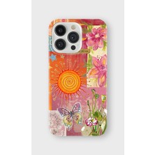 Karsu Design iPhone 15 Pro Max Uyumlu Baskılı Şeffaf Telefon Kılıfı | Koleksiyon: Boho Sun And Moon
