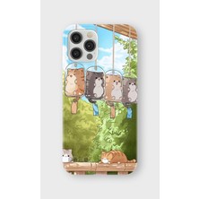 Karsu Design iPhone 12 Pro Max Uyumlu Baskılı Şeffaf Telefon Kılıfı | Koleksiyon: Anime Animal Characters