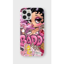 Karsu Design iPhone 12 Pro Max Uyumlu Baskılı Şeffaf Telefon Kılıfı | Koleksiyon: Y2K Girl Aesthetic