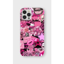 Karsu Design iPhone 12 Pro Uyumlu Baskılı Şeffaf Telefon Kılıfı | Koleksiyon: Y2K Girl Aesthetic