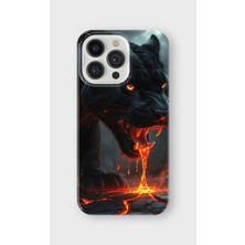 Karsu Design iPhone 16 Pro Uyumlu Baskılı Şeffaf Telefon Kılıfı | Koleksiyon: Minimal Black Panther