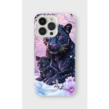 Karsu Design iPhone 14 Pro Max Uyumlu Baskılı Şeffaf Telefon Kılıfı | Koleksiyon: Minimal Black Panther