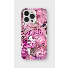 Karsu Design iPhone 16 Pro Max Uyumlu Baskılı Şeffaf Telefon Kılıfı | Koleksiyon: Y2K Girl Aesthetic