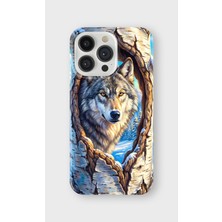 Karsu Design iPhone 16 Pro Uyumlu Baskılı Şeffaf Telefon Kılıfı | Koleksiyon: Alpha Wolf