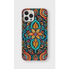 Karsu Design iPhone 12 Pro Max Uyumlu Baskılı Şeffaf Telefon Kılıfı | Koleksiyon: Mandala Art