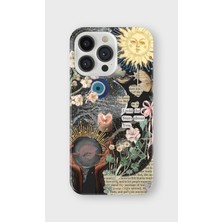 Karsu Design iPhone 15 Pro Uyumlu Baskılı Şeffaf Telefon Kılıfı | Koleksiyon: Mystical Symbols