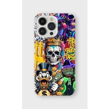 Karsu Design iPhone 13 Pro Uyumlu Baskılı Şeffaf Telefon Kılıfı | Koleksiyon: Drip Art