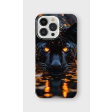 Karsu Design iPhone 14 Pro Uyumlu Baskılı Şeffaf Telefon Kılıfı | Koleksiyon: Minimal Black Panther