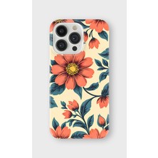Karsu Design iPhone 14 Pro Uyumlu Baskılı Şeffaf Telefon Kılıfı | Koleksiyon: Pastel Flower Patterns