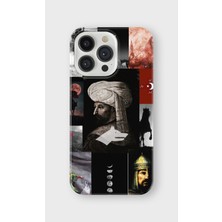 Karsu Design iPhone 14 Pro Uyumlu Baskılı Şeffaf Telefon Kılıfı | Koleksiyon: Ottoman Tughra