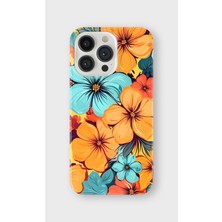 Karsu Design iPhone 15 Pro Uyumlu Baskılı Şeffaf Telefon Kılıfı | Koleksiyon: Pastel Flower Patterns