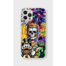 Karsu Design iPhone 12 Pro Uyumlu Baskılı Şeffaf Telefon Kılıfı | Koleksiyon: Drip Art