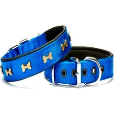 Bigelal Softlu Kemik Desenli Köpek Tasması 2,5 cm x 50 cm Mi