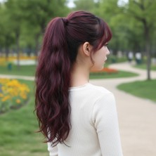 Bigelal Bağlamalı Daalı At Kuyruğu / Koyu Kızıl