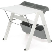 FoppaPedretti Allieva Ahşap Katlanır Masa Beyaz Renk