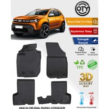 Oty Dacia  Duster 4x4 2018+2022 3D Havuzlu Paspas