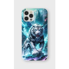 Karsu Design iPhone 12 Pro Uyumlu Baskılı Şeffaf Telefon Kılıfı | Koleksiyon: Tiger Energy
