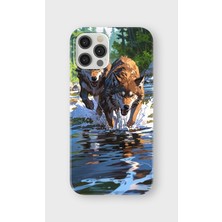 Karsu Design iPhone 12 Pro Max Uyumlu Baskılı Şeffaf Telefon Kılıfı | Koleksiyon: Jungle Wildlife