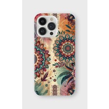 Karsu Design iPhone 13 Pro Uyumlu Baskılı Şeffaf Telefon Kılıfı | Koleksiyon: Mandala Art
