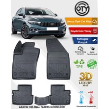 Oty Fiat Egea Sedan 2015+ 3D Havuzlu Paspas
