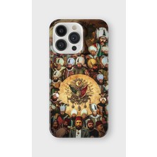 Karsu Design iPhone 14 Pro Uyumlu Baskılı Şeffaf Telefon Kılıfı | Koleksiyon: Ottoman Tughra