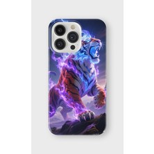 Karsu Design iPhone 15 Pro Max Uyumlu Baskılı Şeffaf Telefon Kılıfı | Koleksiyon: Tiger Energy