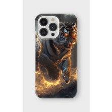 Karsu Design iPhone 13 Pro Max Uyumlu Baskılı Şeffaf Telefon Kılıfı | Koleksiyon: Tiger Energy