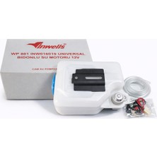 Inwells Oto Cam Su Deposu Fıskiye Bidonu Hortum Tam Takım Universal